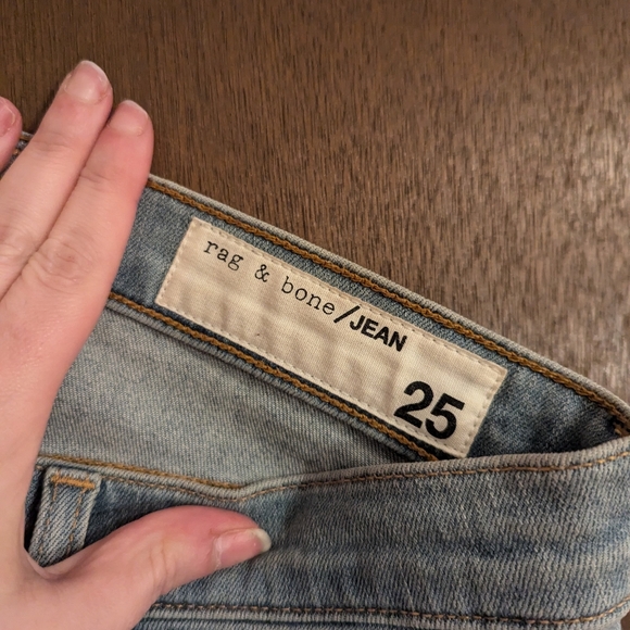 rag & bone Light Blue Skinny Jeans - Picture 4 of 7